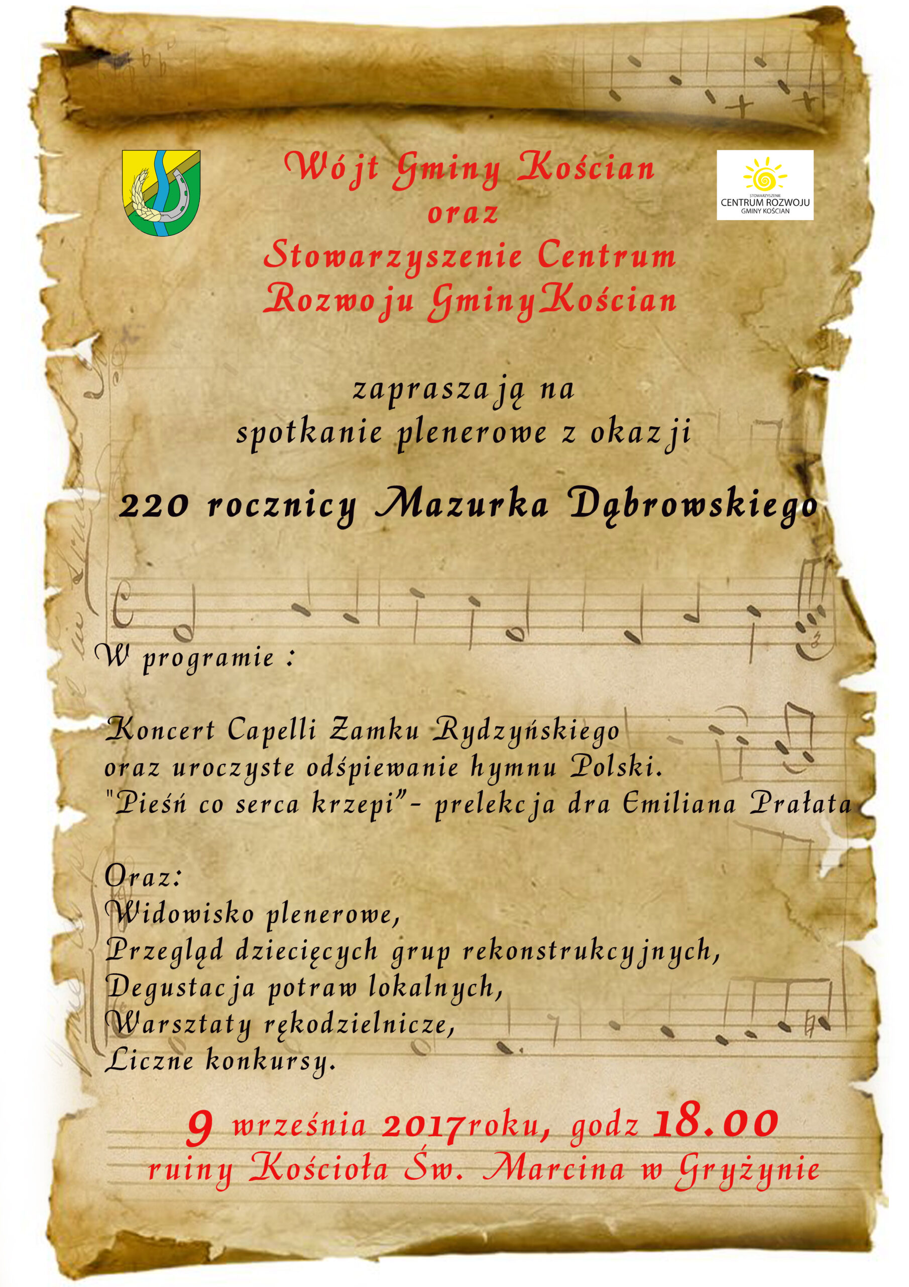 220 rocznica Mazurka Dąbrowskiego