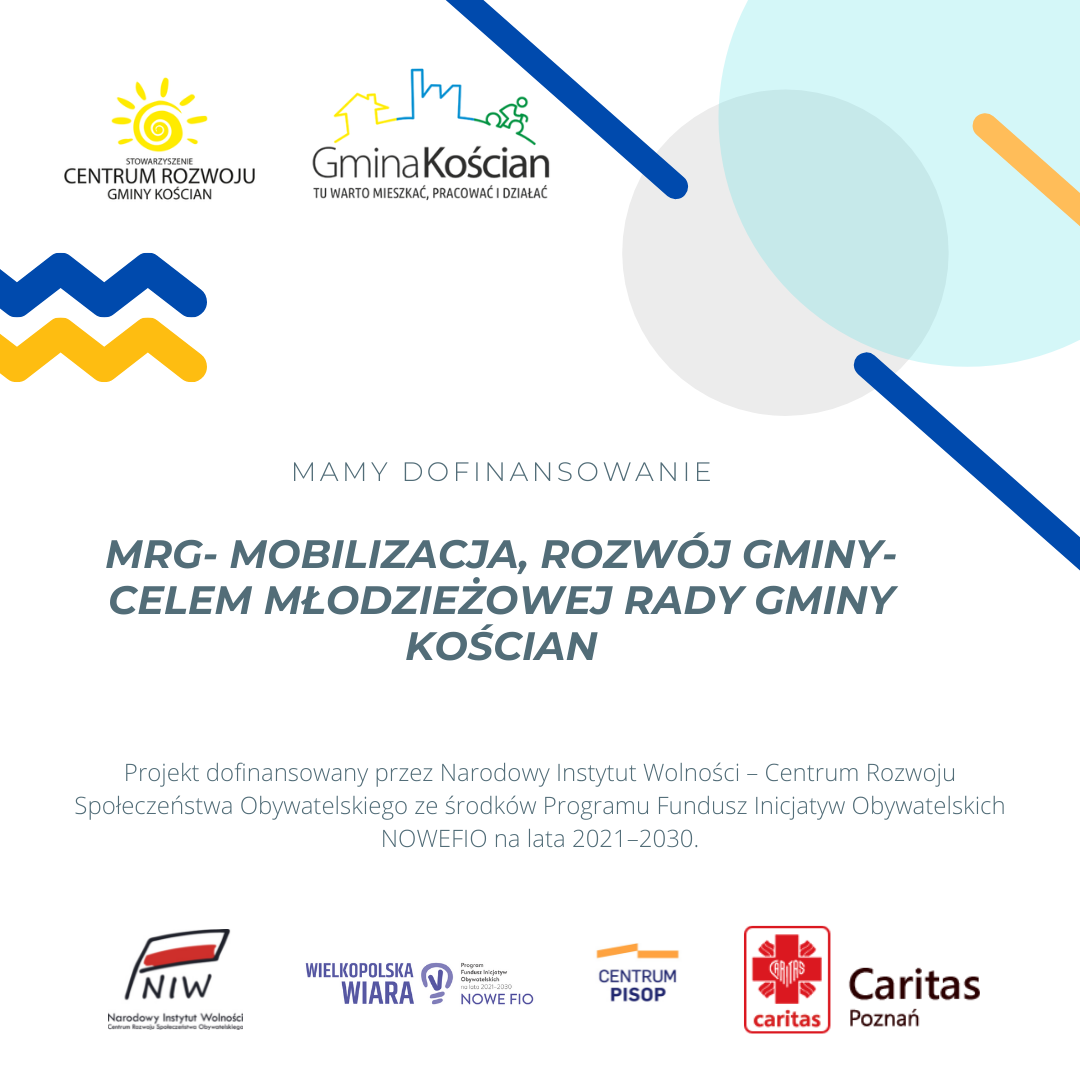 „MRG-mobilizacja, rozwój gminy-celem Młodzieżowej Rady Gminy”